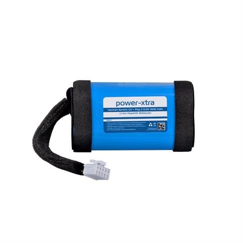 Power-Xtra - Harman Kardon Go Play 3 - 10.8V 3500Mah Li-İon Yüksek Kapasiteli Hoparlör Bataryası