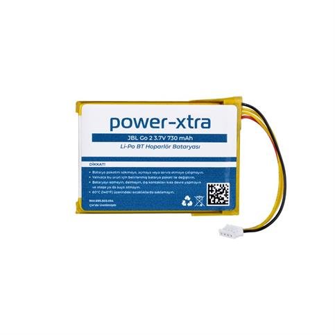 Power-Xtra - JBL Go2 - 3.7V 730Mah Li-Po Hoparlör Bataryası