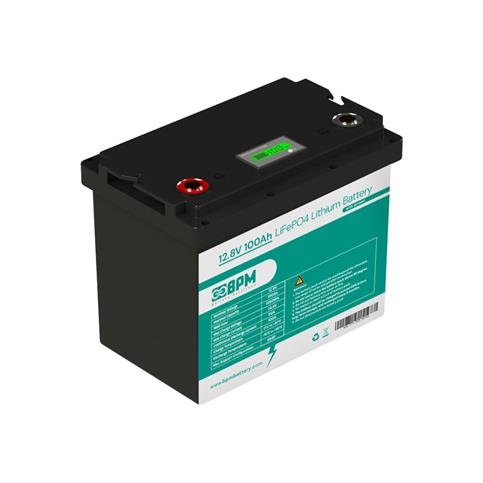 BPM 12.8V 100Ah Lifepo4 Lityum Akü -  Ekranlı