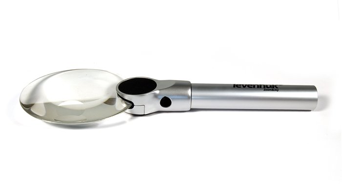 Levenhuk Zeno 400 LED Büyüteç, 2/4x, 88/21 mm, Metal