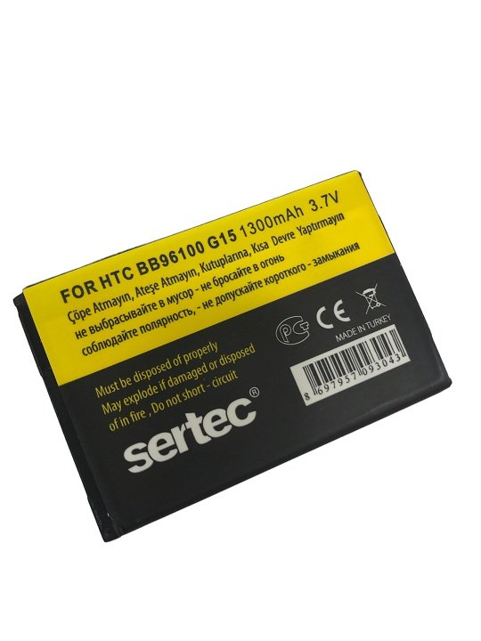 SERTEC - HTC   G15 Salsa / BB96100 Uyumlu Batarya