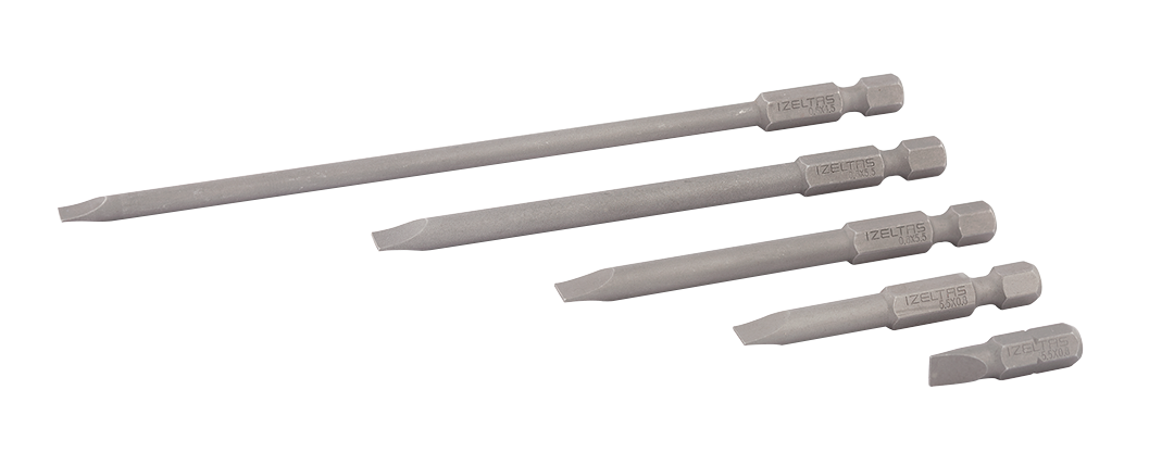 İZELTAŞ  4860 20 0745  Düz Bits Uçlar 75mm /  0.6x4.5