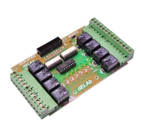 8 Çıkışlı Optik İzoleli Röle Kartı