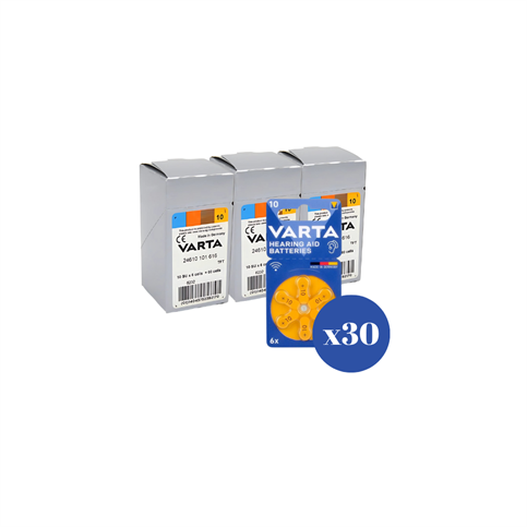 Varta 10 Kulaklık Pili 6Lı Blister 30Lu Paket