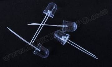 Kırmızı 5mm Round 1.8-2.4 Volt 20 Derece 5000-8000 MCD 20mA