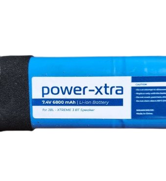 Power-Xtra - JBL - XTREME 3 BT Yüksek Kapasite Hoparlör Bataryası - 7.4V 6800 mAh Li-ion Batarya