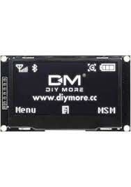 Arduino 2.42'' 128X64 SSD1309 7 Pinli SPI/I2C Beyaz OLED LCD Ekran Modülü