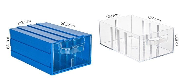 Plastik Çekmece 20'li Blok 410