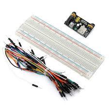 830 Noktalı Breadboard + Güç Kaynağı Modülü + 65 Jumper Kablo