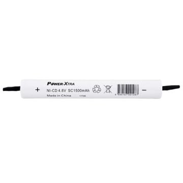 Power-Xtra 4S1P - 4.8V 1500 Mah SC - Ni-Cd Şarjlı Batarya - BRK25-Pinli