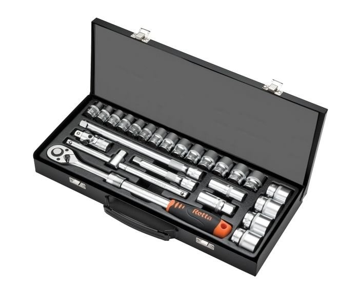 Retta 1/2'' 25 Adet Altı Köşe Lokma Takımı 01