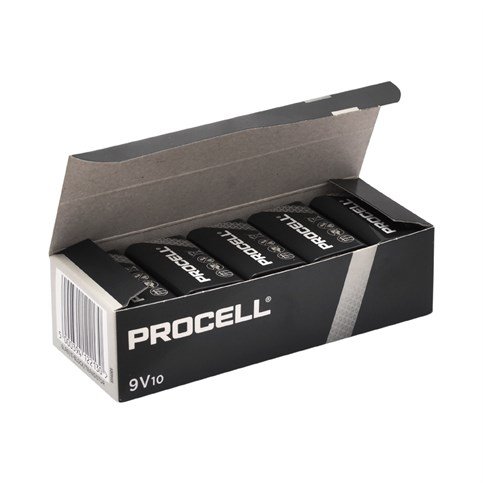 Procell Constant - PC1604 - 6LR61 - 9V - 692 Mah - Endüstriyel Alkaline Pil - 10Lu Paket