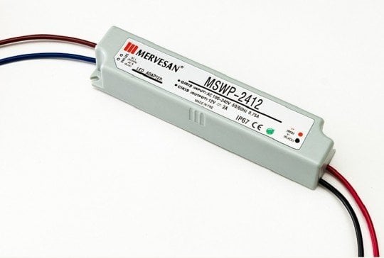 Sabit Voltaj AC/DC Adaptör(SMPS) 12V 2A 24W  IP 67