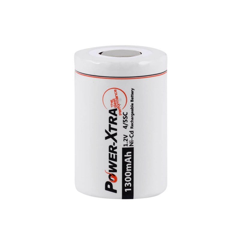 Power-Xtra 1.2V Ni-Cd 4/5 SC 1300 mAh Şarjlı Pil