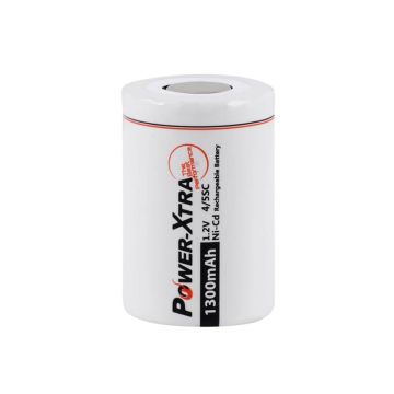 Power-Xtra 1.2V Ni-Cd 4/5 SC 1300 mAh Şarjlı Pil