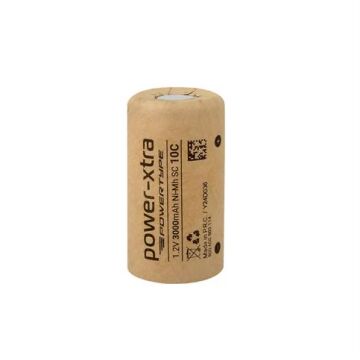 Power-Xtra 1.2V Ni-Mh SC 3000 mAh Power Type Şarjlı Pil