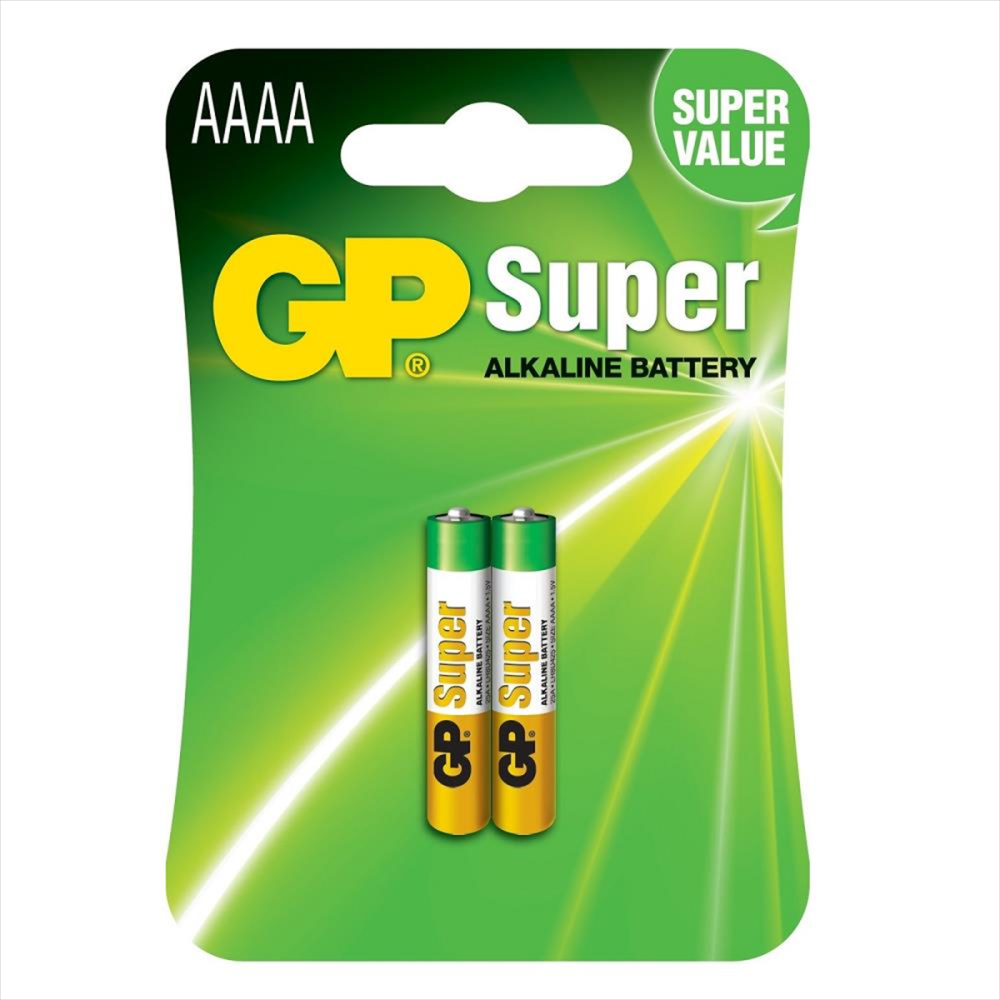 GP AAAA Alkalin Pil 2li Blister