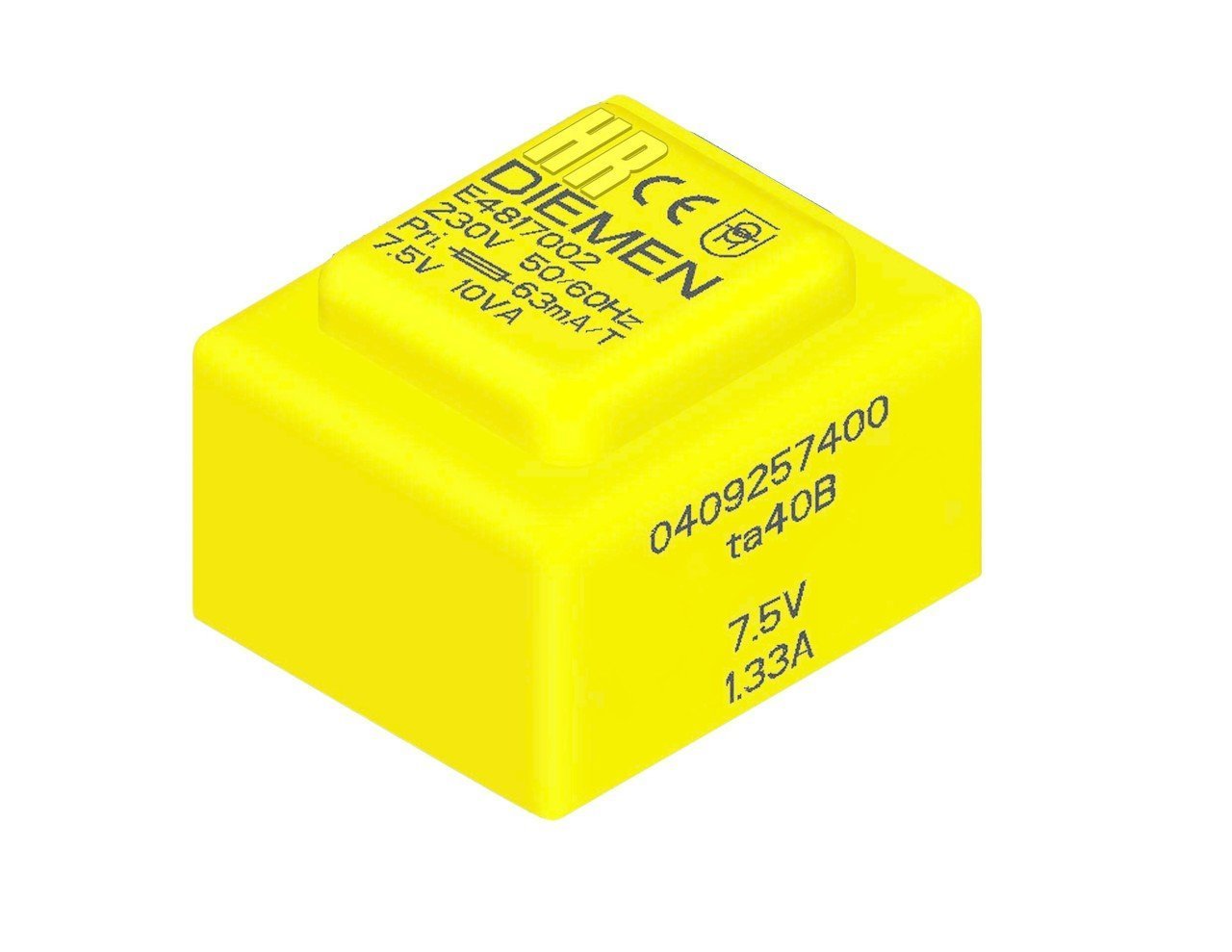 10 VA  2x4.5 V Kapalı Tip Trafo