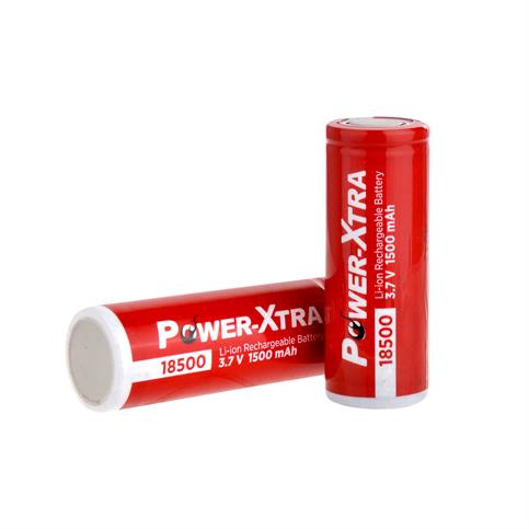 Power-Xtra 18500 3.7V 1500 mAh Şarjlı Pil