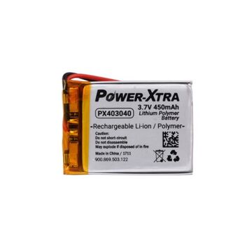Power-Xtra PX403040 - 3.7V 450 Mah Li-Polymer Pil - Devreli