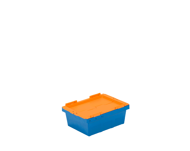 Plastik Konik Kapaklı Kasalar HX-2311-MK  225 x 295 x 125 mm