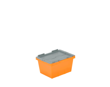 Plastik Konik Kapaklı Kasalar HX-2316-MK  225 x 295 x 175 mm