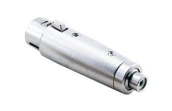 XLR DİŞİ - RCA DİŞİ ADAPTÖR 100 Adet