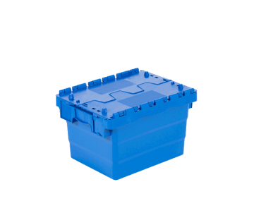 Plastik Konik Kapaklı Kasalar HP-4325-MK  300 x 400 x 250 mm