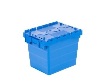 Plastik Konik Kapaklı Kasalar HP-4332-MK  300 x 400 x 320 mm