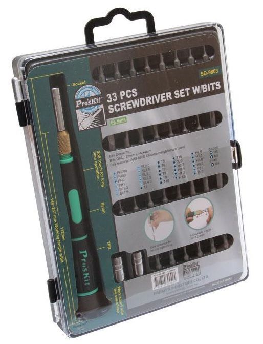 Proskit SD-9803 Tornavida Seti