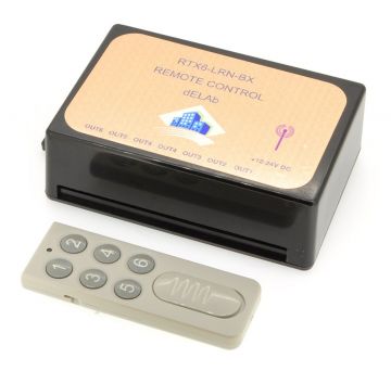 6 Kanal Kod Öğrenmeli Uzaktan Kumanda Seti (RTX6-LRN-BX)