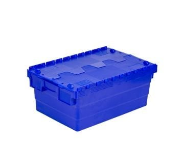 Plastik Konik Kapaklı Kasalar HP-6425-MK  400 x 600 x 250 mm