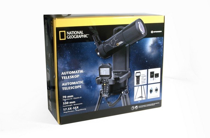 Bresser National Geographic 70/350 GOTO Telescope 70mm Refractor