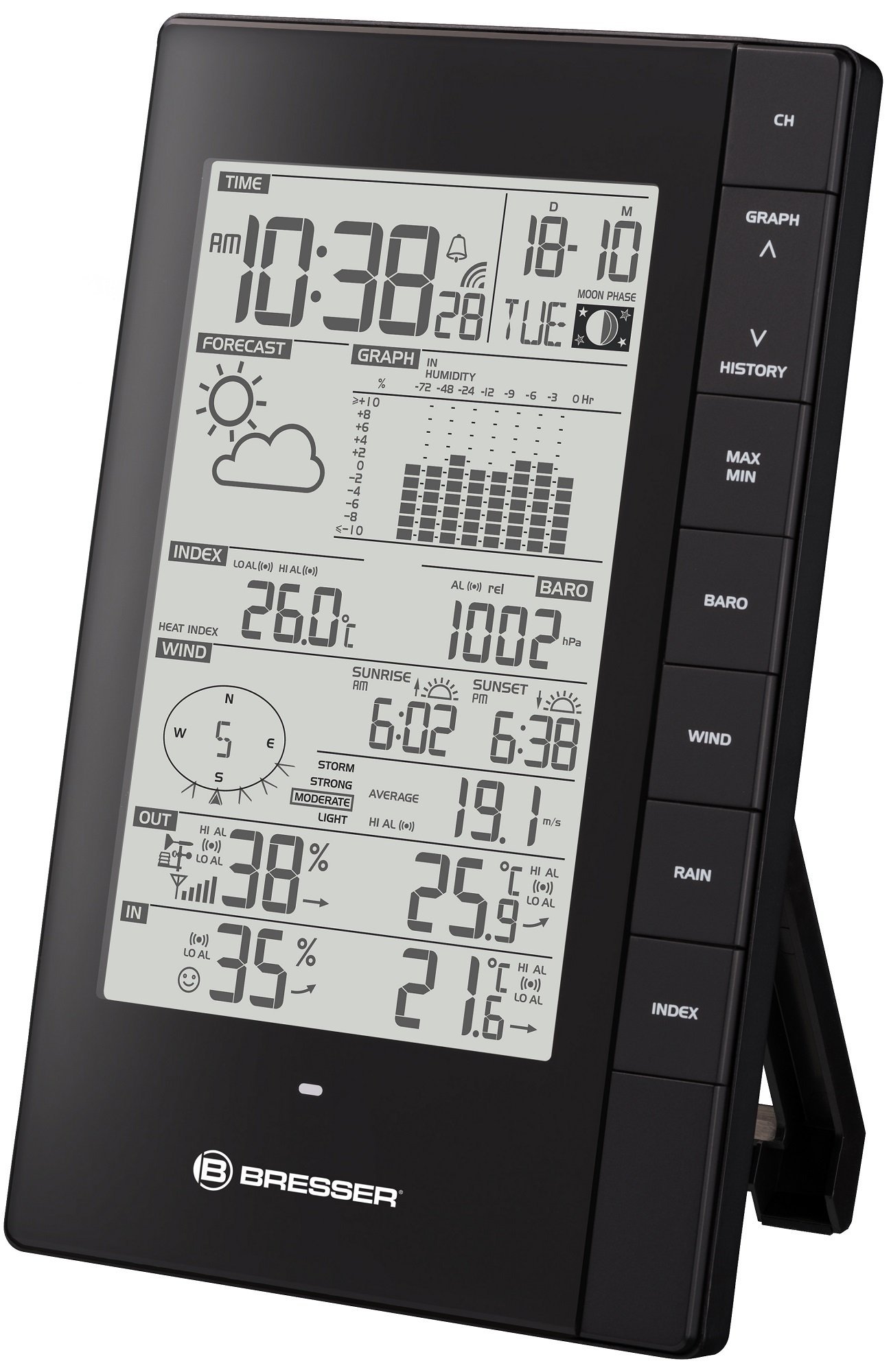 Bresser PC Weather Station with 5-in-1 Outdoor Sensor