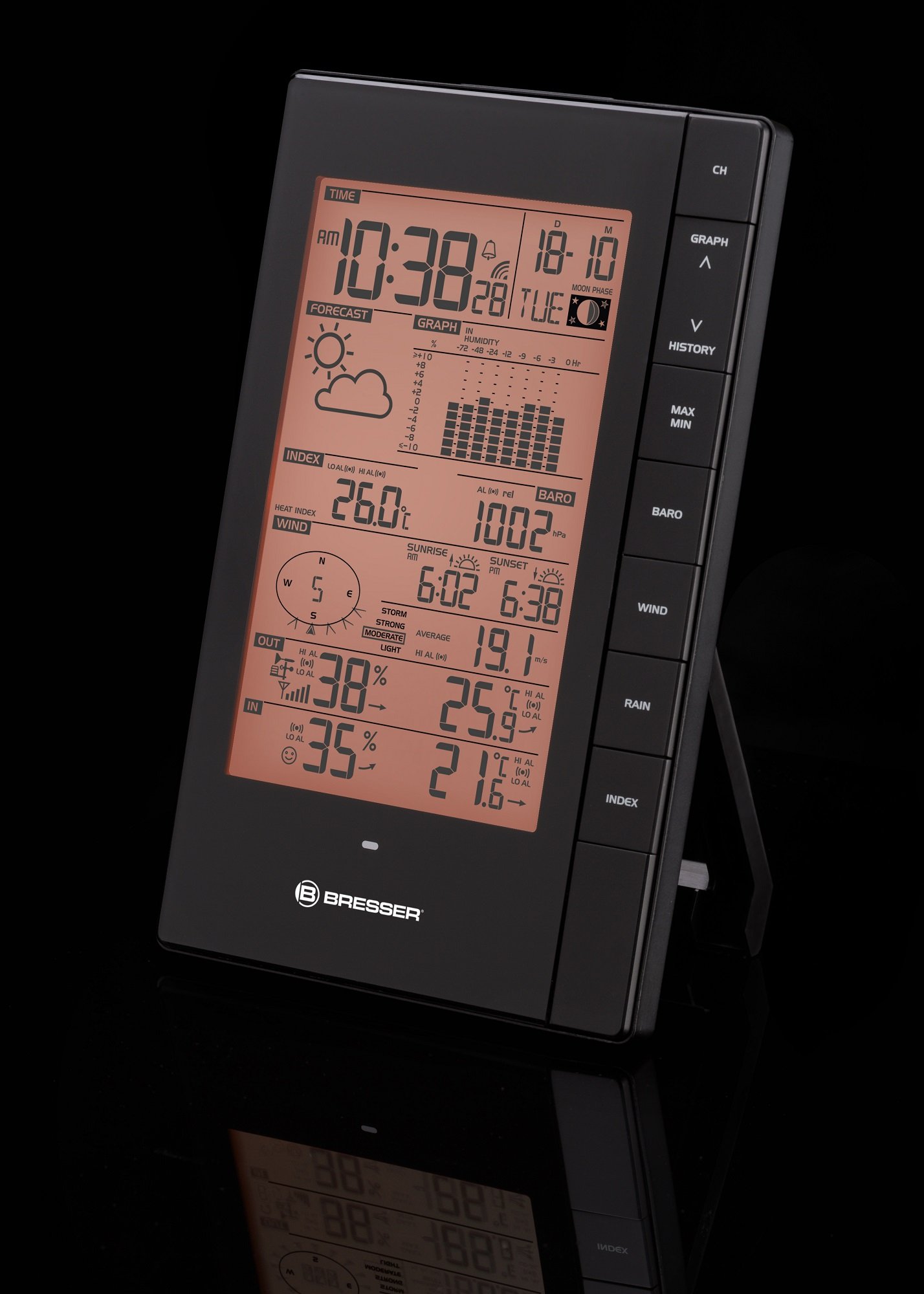 Bresser PC Weather Station with 5-in-1 Outdoor Sensor