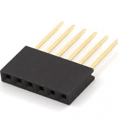 10 Pin 11mm Uzunluğunda Stackable Dişi  Header