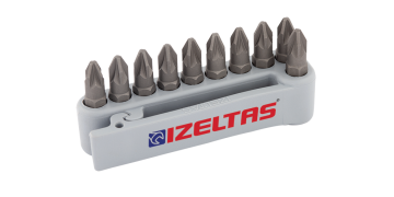 İZELTAŞ  4825 00 0001 Pozidriv Bits Uç Takımı 25mm / Pz1