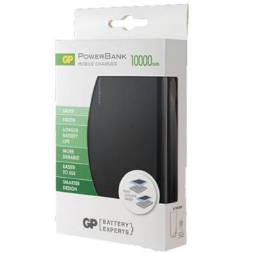 GP GPFP10MBE-2B1 Powerbank Li-İon 10000 Mah Harici Batarya Siyah