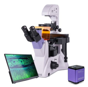 MAGUS Lum VD500 LCD Floresan İnverted Dijital Mikroskop