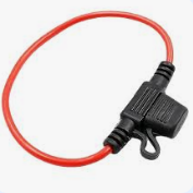 Mini Kablolu Bıçak Sigorta Yuvası Su Geçirmez  IC-237D-2
