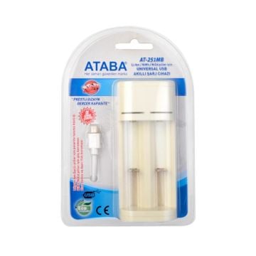 Ataba AT-251MB Liion NiMh NiCd Universal USB Pil Şarj Cihazı