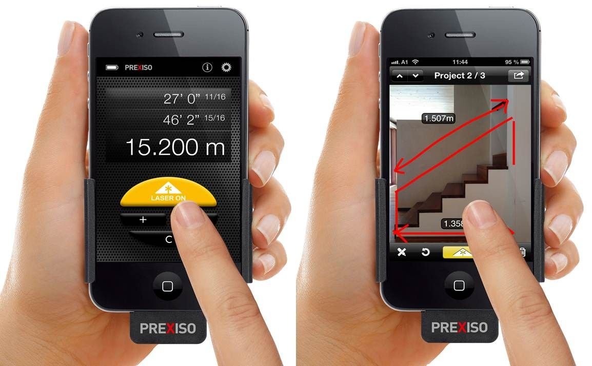 LEICA IC4 iPHONE 4-4S-5 ICIN LAZER METRE