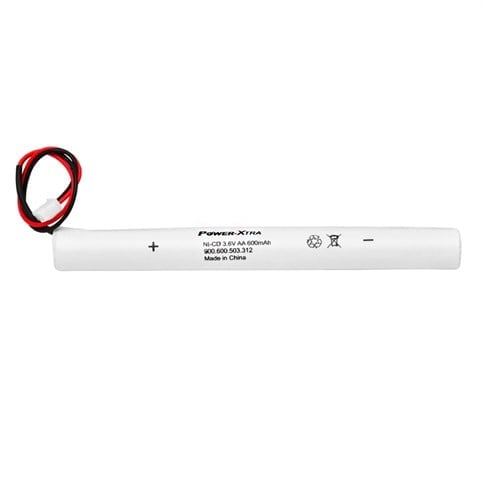 Power-Xtra 3S1P - 3.6V 600 Mah AA - Ni-Cd Şarjlı Batarya- BRK24-Soketli-Özel