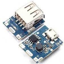 Arduino 5V Gerilim Yükseltici Lityum Batarya Sarj Modülü