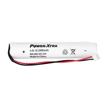 Power-Xtra 3S1P - 3.6V 2000 Mah SC - Ni-Cd Şarjlı Batarya - BRK24-3Pin-Soketli-Özel