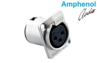 3 Pin XLR Dişi Şase Konnektör