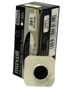 Maxell 391 SR-1120W Pil 1Li Blister