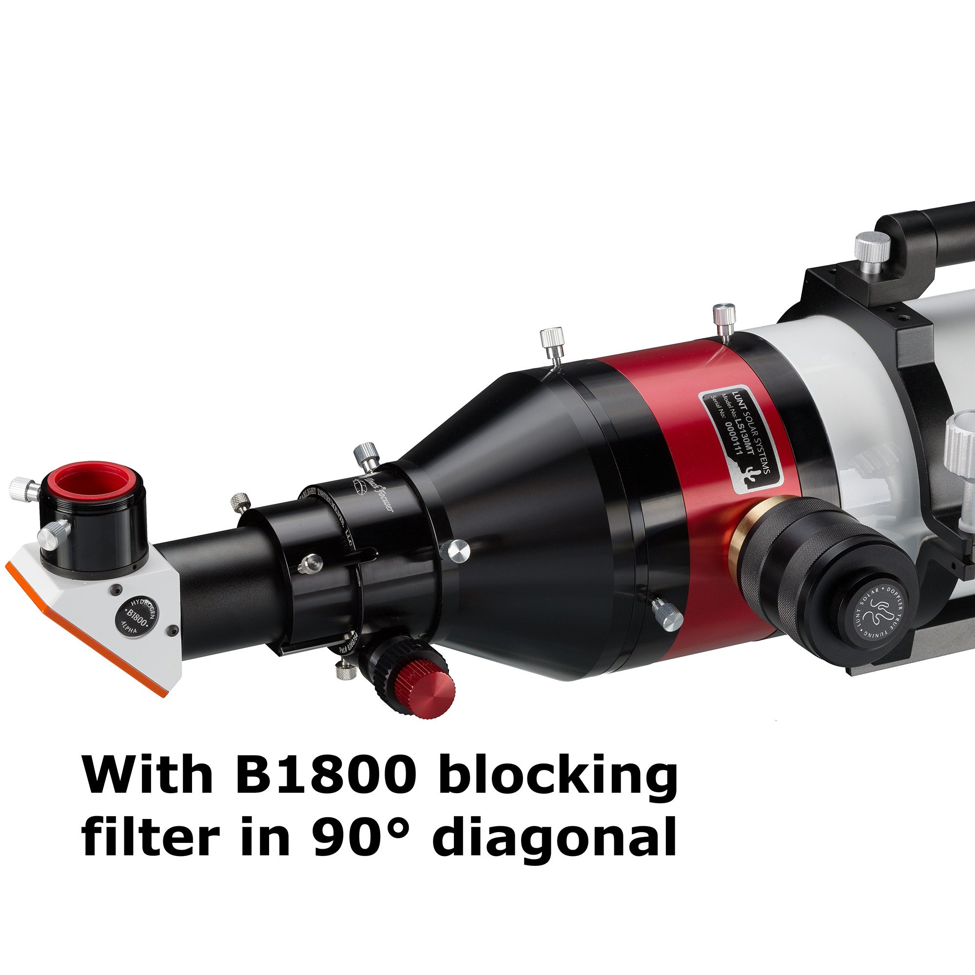 LUNT LS130THa/B1800 H-alpha Solar Telescope