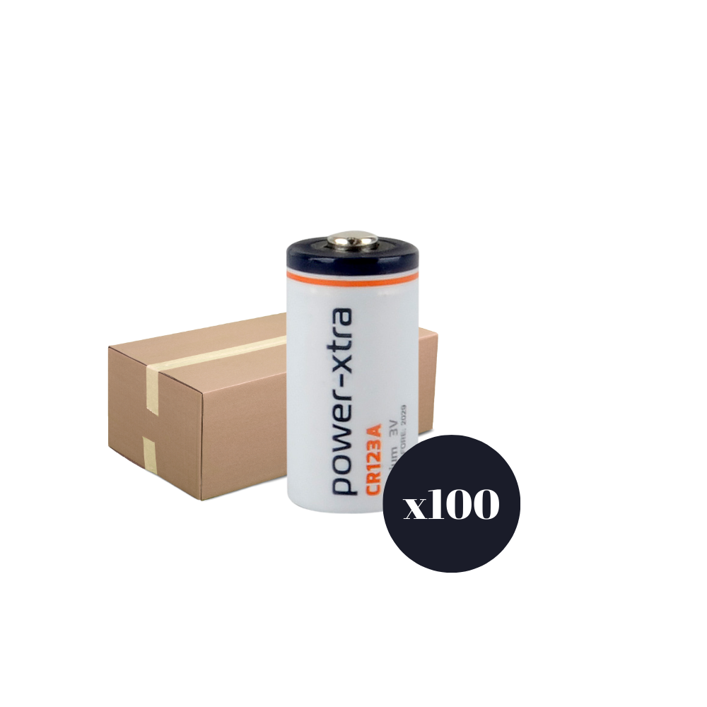 Power-Xtra CR123A Lithium Pil 100 lü Açık Paket