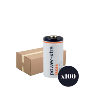 Power-Xtra CR123A Lithium Pil 100 lü Açık Paket